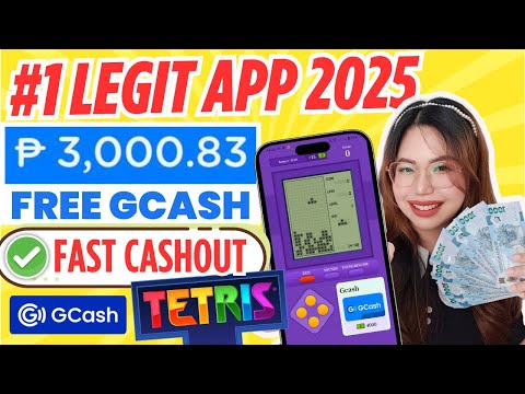 ₱3,000 FAST CASH-OUT FREE GCASH | EASIEST APP 2025 | JUST PLAY TETRIS | GCASH SAHOD