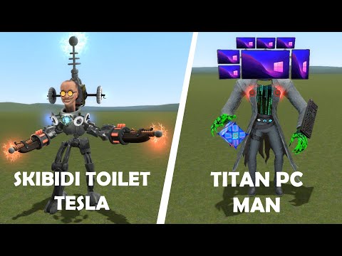 SKIBIDI TOILETS VS TV TITAN PC MEN in (Garry's Mod)