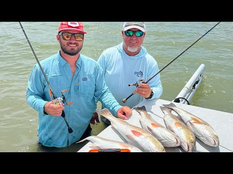 SIGHT CASTING For BIG REDFISH {Catch Clean Cook}