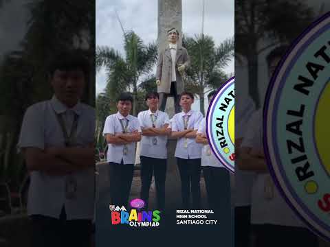 Let's support Rizal National High - AMA Santiago #BrainsOlympiad #NationalFinals!