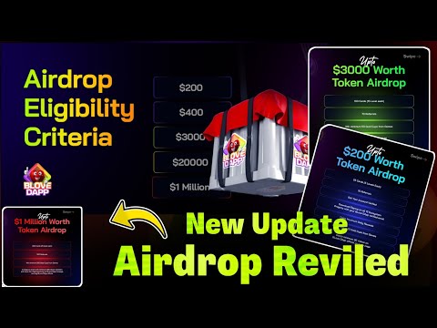 Blove Dapp Airdrop Qualification Criteria | Blove dapp Airdrop Eligibility Criteria Update today