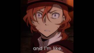 I can‘t 😂 chuuya and dazai are just #bsd #dazai #chuuya #bungostraydogs #soukoku #soukokuedit