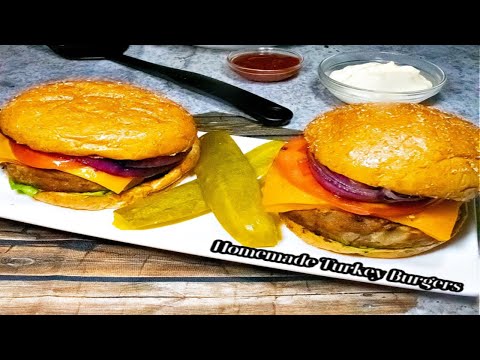 Delicious Homemade Turkey Burgers: How To Make Ground Turkey Burgers