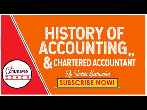 History of Accounting theory and history of chartered accountant(CA) | the commerce coach