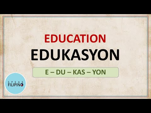 TAGALOG and ENGLISH Words that SOUND Alike! #3 (English-Tagalog Translation)