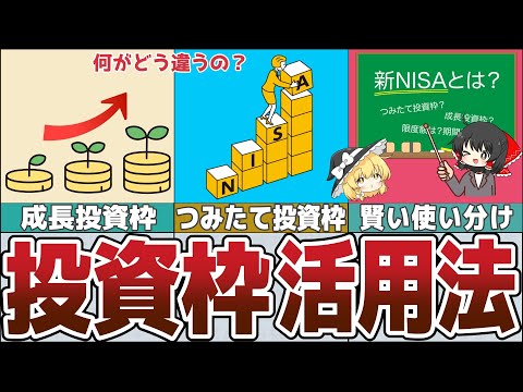 【新NISA】成長投資枠とつみたて投資枠と何が違う？それぞれの投資活用法【貯金 節約】