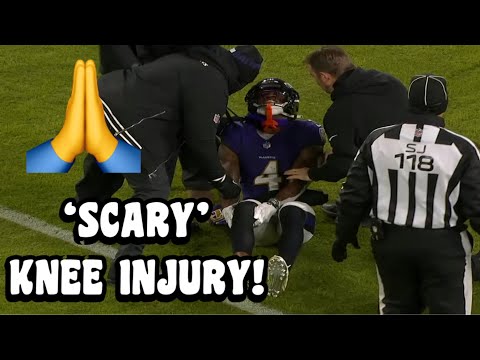 Zay Flowers *KNEE INJURY Vs Browns ⚠️ Ravens Vs Browns 2024 highlights