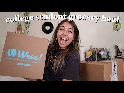 college grocery haul! (ft weee!) | what i eat as a college student