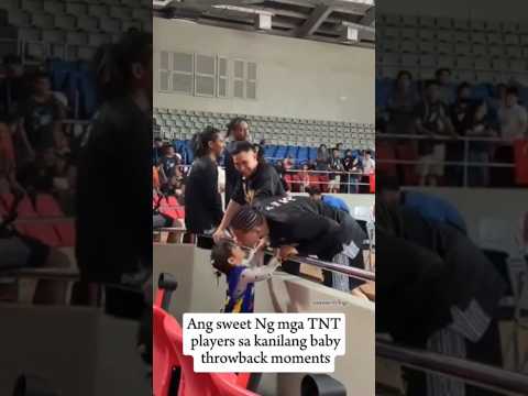 Ang sweet Ng mga TNT players sa kanilang mga anak throwback moments muna #tnttropanggiga #pba #tnt