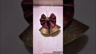 DIY Christmas Bell 🔔🔔 Christmas craft ideas #diy #shorts