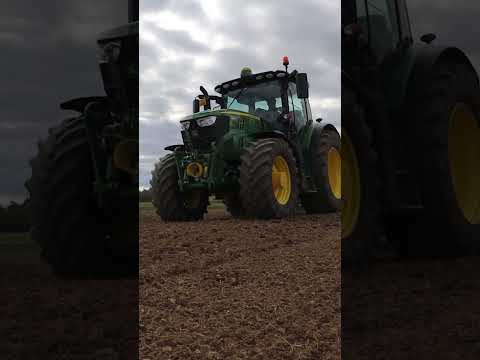 JohnDeere 6155R + Dalbo Maxiroll 630 sowing forage | Luxembourg 2024