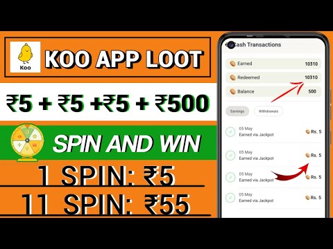 Koo App New Update Daily Jackpot Loot₹5+₹5 | Koo App Unlimited Trick | Koo App Se Paise Kaise Kamaye