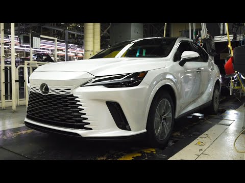 The all-new 2023 Lexus RX – Production Line at TMMC plant in Canada