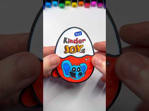 DIY Bubba Bubbaphant Poppy Playtime 3 Kinder Joy | Paper Craft Ideas #shorts #papercraft