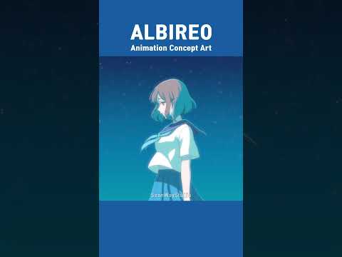 ALBIREO animation concept art @Rokudenashi_ninzin #anime