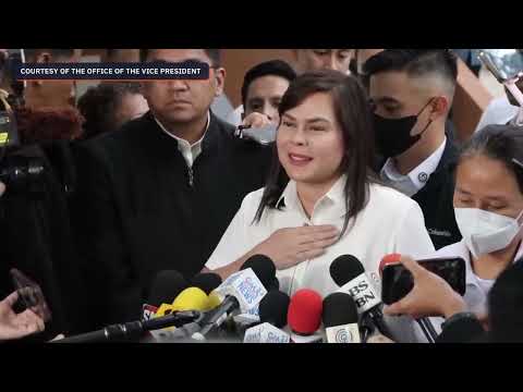 WATCH  Sara Duterte holds a press conference after Marcos addressed her threats