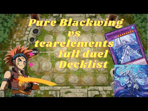 Showcase Pure blackwing(ft. new support) vs Tearelements | Yu-Gi-Oh! Master Duel