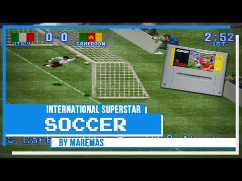 International SuperStar Soccer Gameplay | Italy Vs Cameroon (SNES)