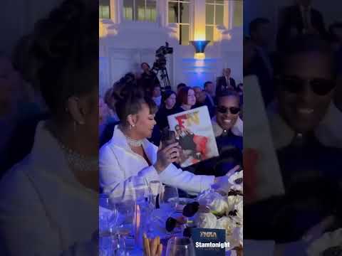 Rihanna & Asap Rocky at the 2024 Footwear News Achievement Awards !! #FNAA #tamtonight