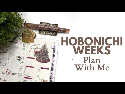 PLAN WITH ME // Hobonichi Weeks // Dec 23-29, 2024