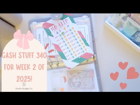 Let Cash Stuff £340 for Week 2 of 2025! | Cash Stuffing