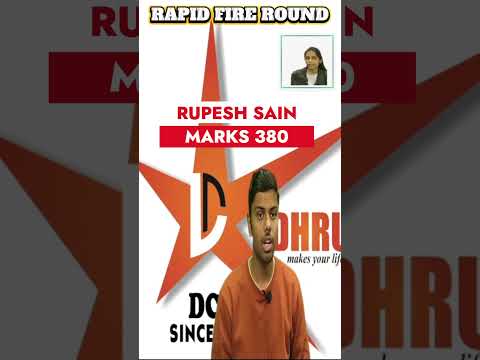 Topper's Secrets || Rapid Fire Round || Rupesh Sain || Jaipur Topper || CMA Foundation || #cmaexam