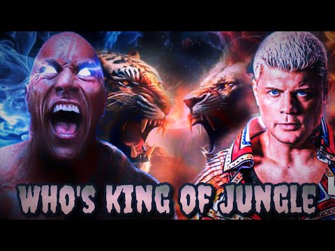 The FINAL Tribal Chief Rock takes on Cody Rhodes in Smackdown Highlights Today - WWE 2k24