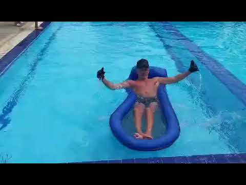 Allan Gypsy Mackay Working out in View Dee Towers Swimming Pool