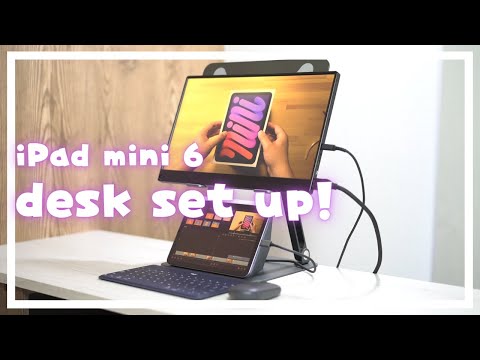 iPad mini6 desk set up iPad mini6でデスクトップ構築