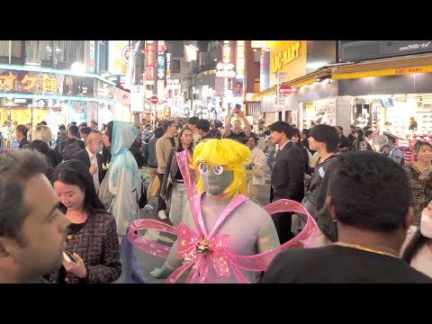 【4K】2023🎃 Shibuya the night Halloween【Shibuya Hachiko blockade!?】渋谷ハロウィン2023.10.29