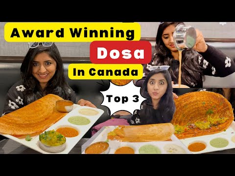 🏆Award Winning Dosa Place in Canada🍛 | Top 3 South Indian Food in Toronto!Mysore Masala Dosai🤌