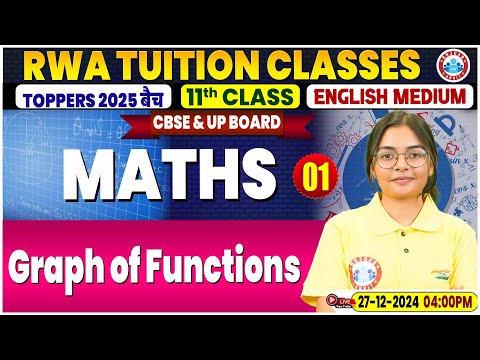 Class 11 Maths Graph of Functions | 11th Maths Graph of Functions Imp Concepts By RWA