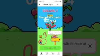 Tomarket daily combo 04.09.24#airdrop #tomatoes #tomarketairdrop #viralvideo