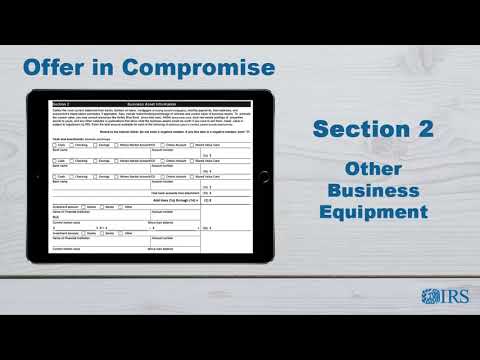 How to Complete Form 433-B (OIC) - Section 2 Other Business Equipment