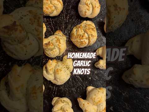 Today on the Homestead: Homemade Quick & Easy Herb Garlic Knots  | Pizza Dough Recipe #shorts