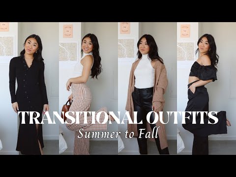 Transitional Summer to Fall Outfits 2022 | Workwear + Casual Chic