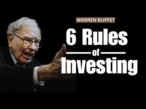 Warren Buffet's 6 Rules Of Investing