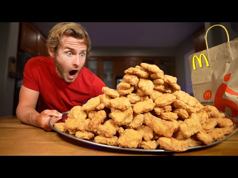 Eating The WORLD'S BIGGEST Order Of McNuggets!