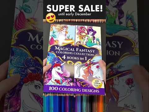 Super Sale Ends Soon - 4-in-1 Coloring Book #artshorts #meiyu #coloringbook