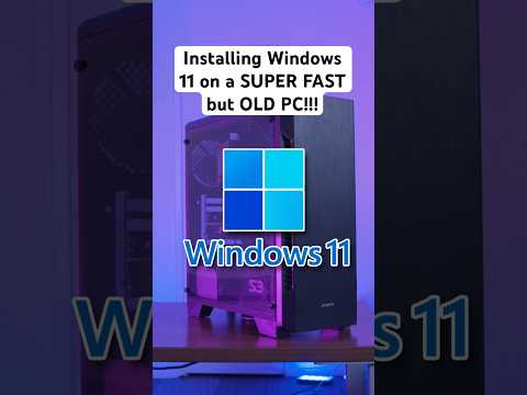 Installing Windows 11 on a SUPER FAST but OLD PC!!!!#windows11