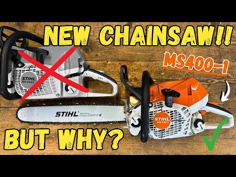 The Brand New STIHL MS400.1! WHAT Is Different About This CHAINSAW?