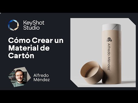 KeyShot Consejos Profesionales - Cómo Crear un Material de Cartón