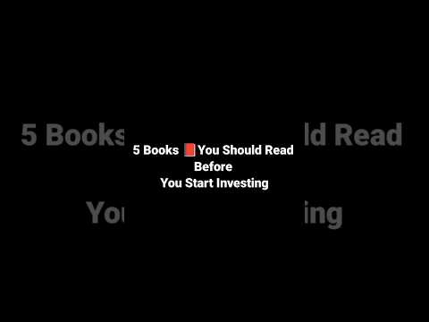 5 Books You Should Read Before You Start Investing