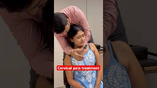 Cervical pain chiropractic treatment by dr harish grover #ytshort #trend #feed