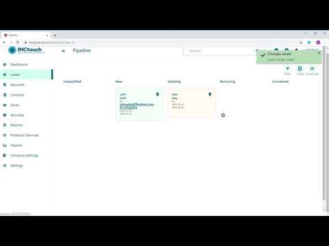 Inctouch CRM Lead Views