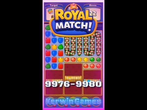 Royal Match Level 9976 9977 9978 9979 9980 - No Boosters Gameplay