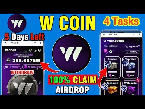 W-Coin Claim Update | W-Coin Staking End। W-Coin Mining End | W-Coin Airdrop। W-coin Airdrop Update