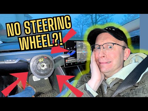 Can You Drive a Tesla Without a Steering Wheel?!