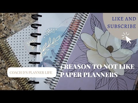 Why I Don't Like Paper Planners