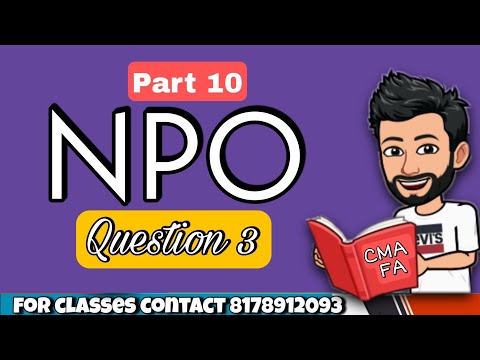 10 Qus 3 : NPO cma inter financial Accounting - The Commerce coach